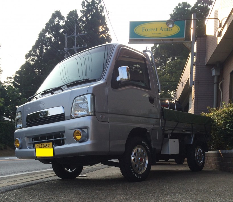 FAFﾘﾌﾄｱｯﾌﾟｽﾌﾟﾘﾝｸﾞR取り付け　ｽﾊﾞﾙ ｻﾝﾊﾞｰ ﾄﾗｯｸ 4WD SC（型式TT2）　東京都 あきる野市　K 様